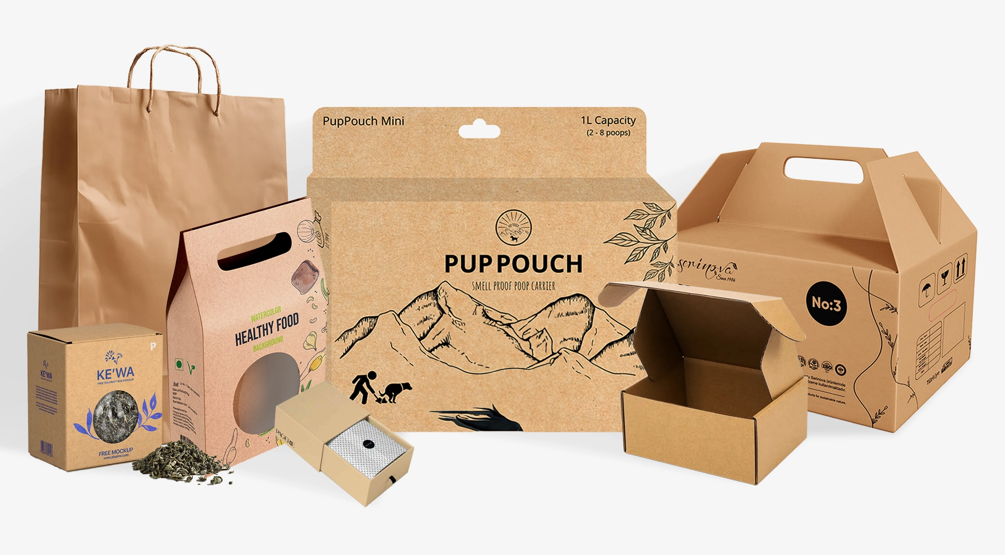 Custom Printed Kraft Boxes